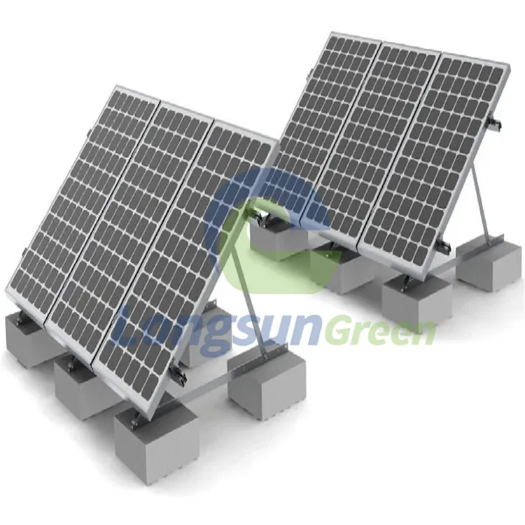 Flat Concrete Roof Solar Mounting System