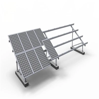 Base in cemento per montaggio a terra solare fotovoltaico